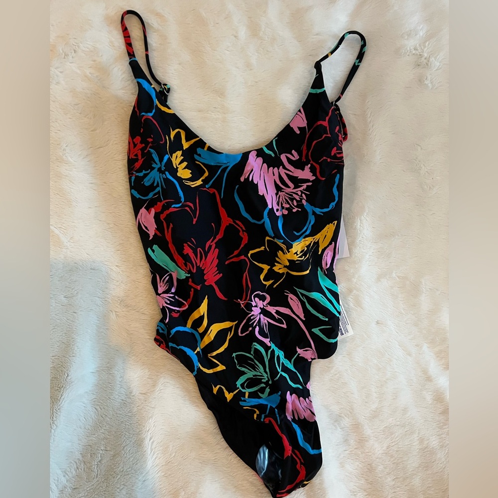 Hurley Women's Multicolor Floral One-Piece Swimsuit